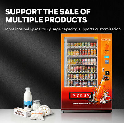 360-क्षमता के साथ Haloo 21.5-इंच पेय और स्नैक्स वेंडिंग मशीन, डिफॉगिंग ग्लास दरवाजा, मजबूत और टिकाऊ