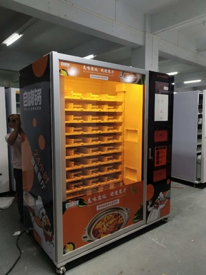 माइक्रोवेव के साथ उच्च ताप दक्षता स्वचालित खाद्य वेंडिंग मशीन