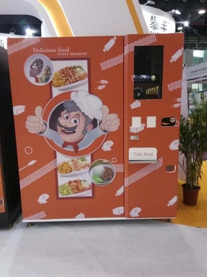 सिंगल मिरकवेव हॉट ​​फास्ट फूड वेंडिंग मशीन 3500W पावर ओईएम