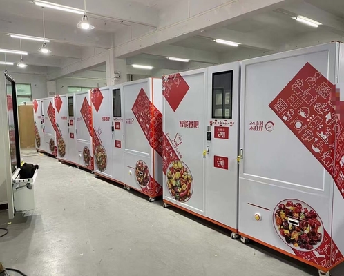 माइक्रोवेव सीई प्रमाणन के साथ 3800W ताजा बेक्ड पिज्जा वेंडिंग मशीन